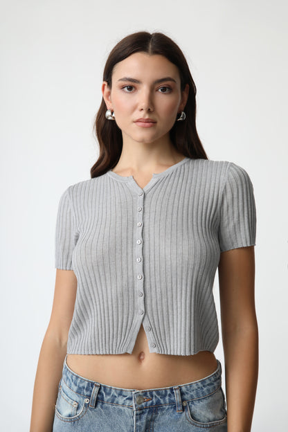 AMELIE TOP - LIGHT BLUE
