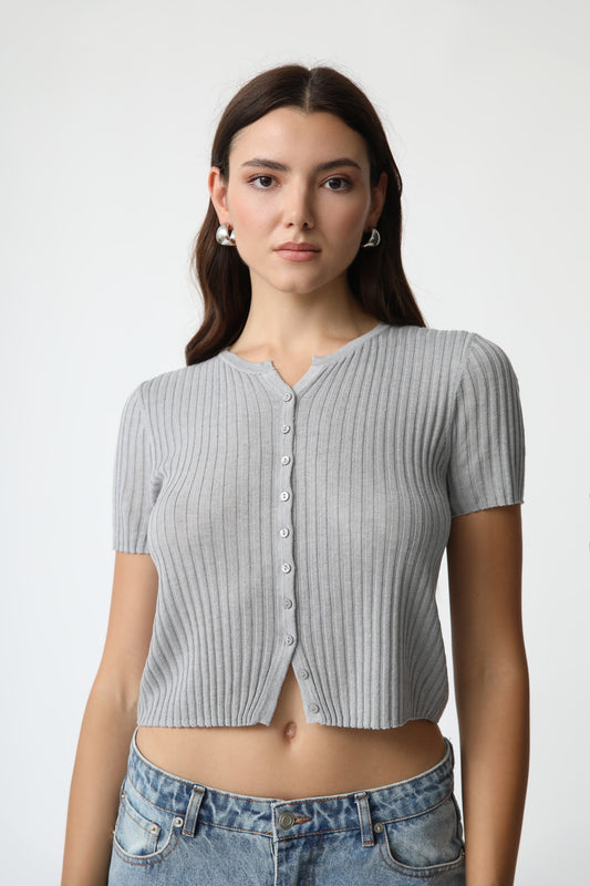 AMELIE TOP - LIGHT BLUE